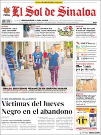 Portada de El Sol de Sinaloa (México)