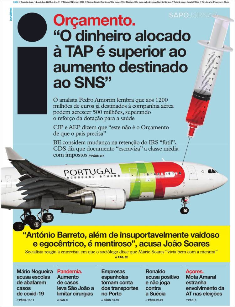 Portada de I - informação (Portugal)