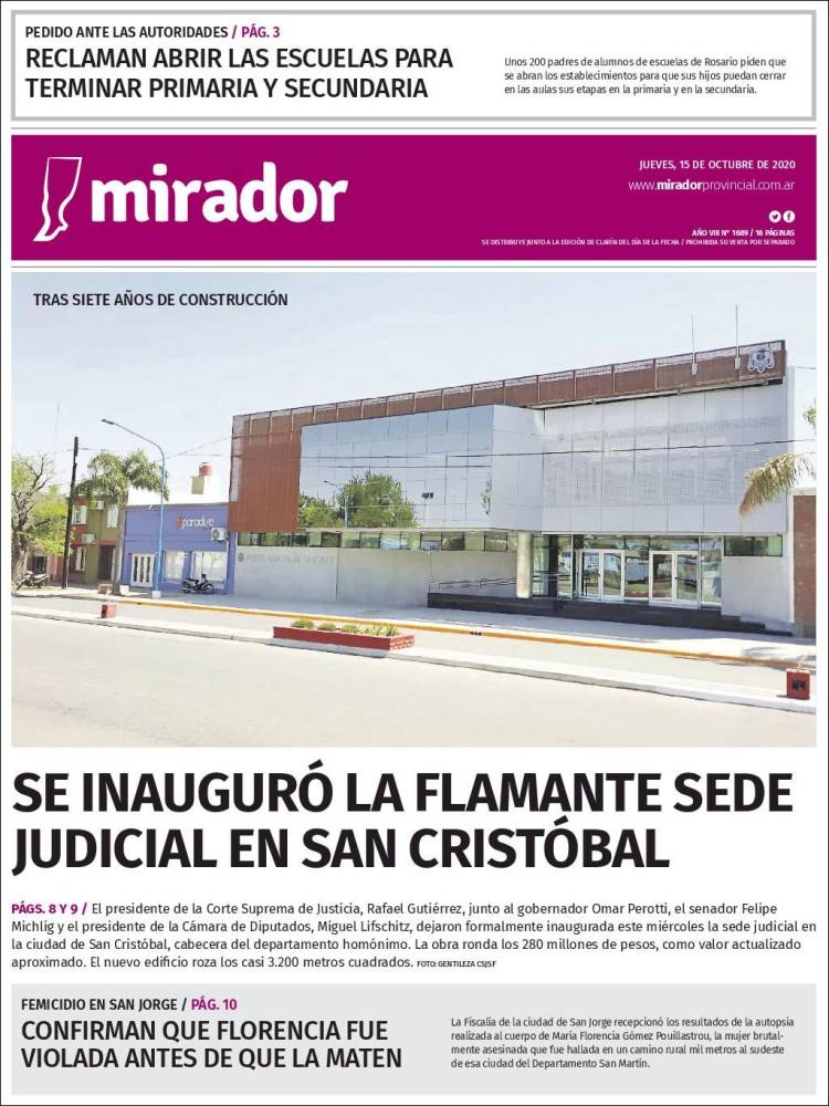 Portada de Mirador Provincial (Argentine)