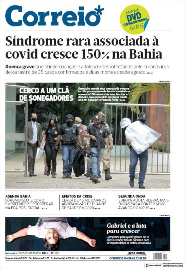 Portada de Correio* (Br&eacute;sil)