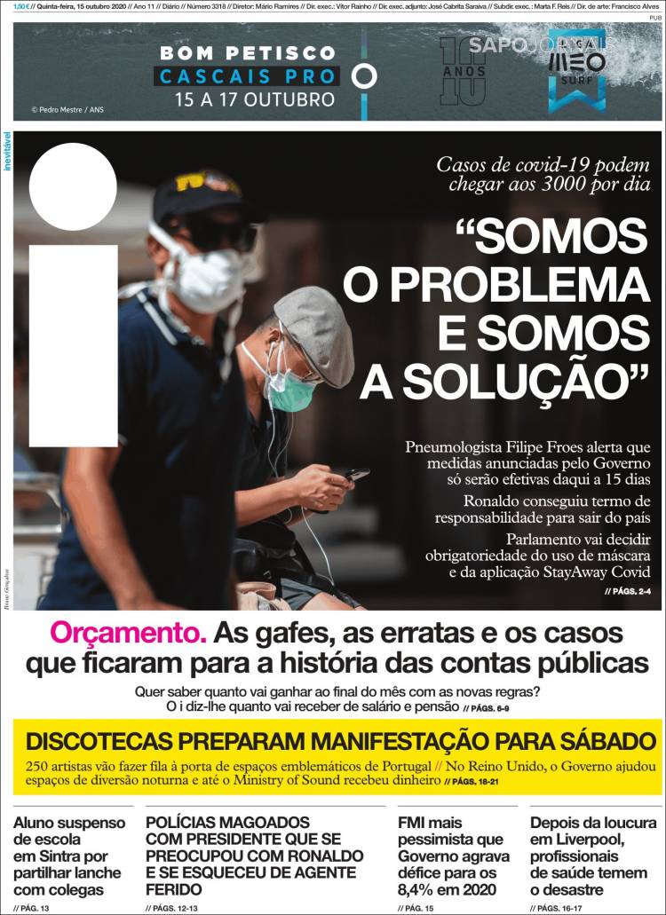 Portada de I - informação (Portugal)
