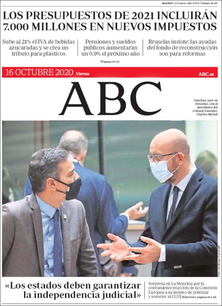 Portada de ABC (España)