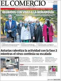 Portada de El Comercio (España)