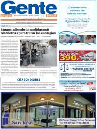 Portada de Gente en Burgos (España)