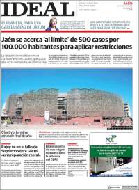 Portada de El Ideal de Jaén (España)