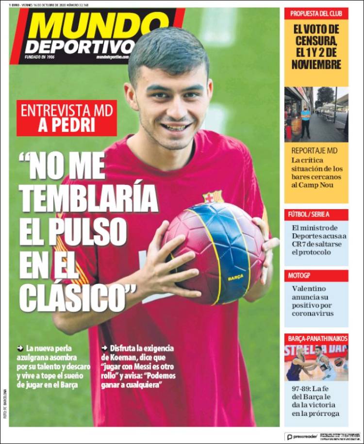 Portada de El Mundo Deportivo (España)