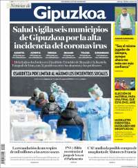 Portada de Noticias de Gipuzkoa (España)