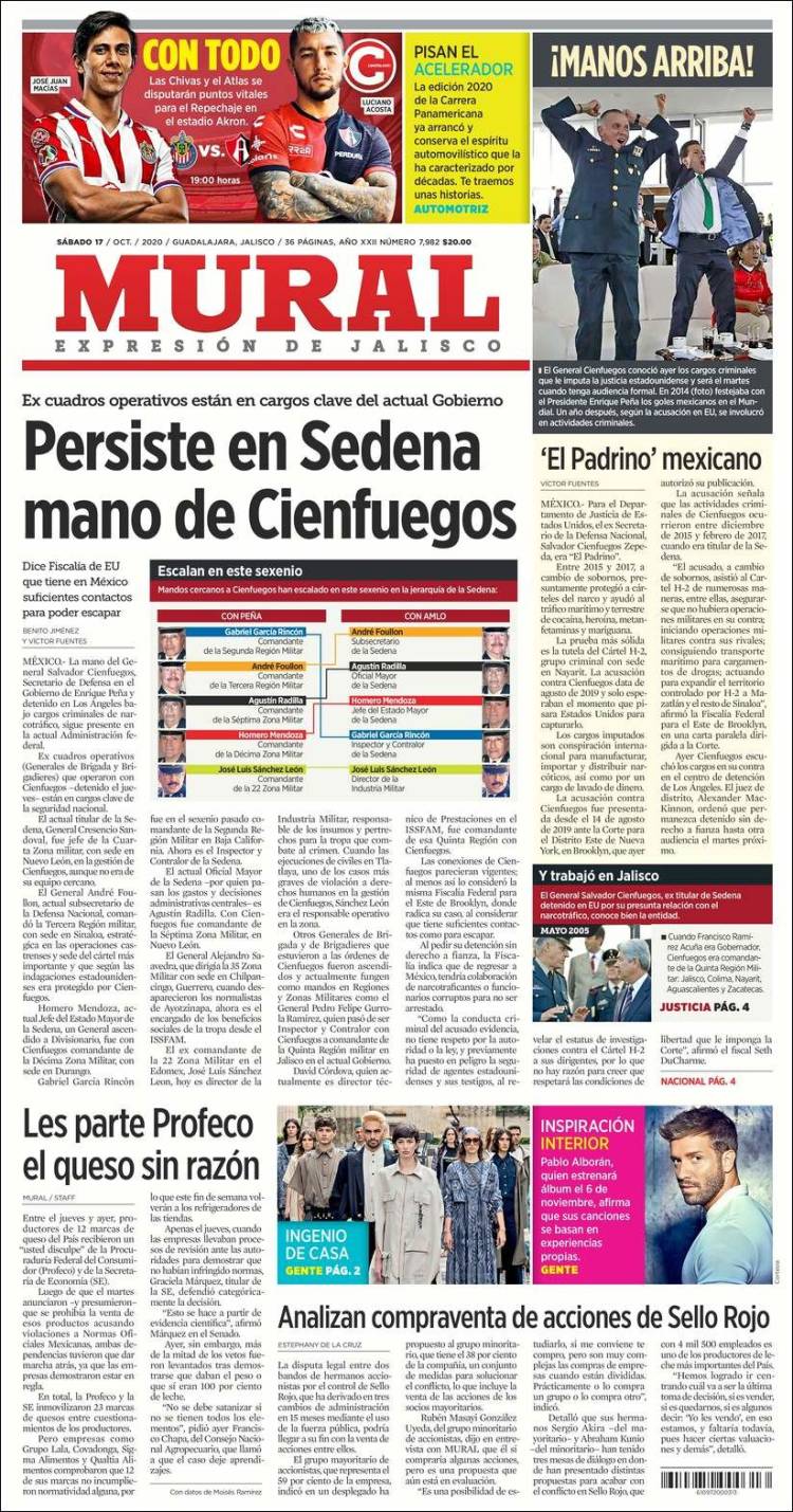 Portada de El Mural (México)