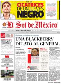Portada de El Sol de México (México)