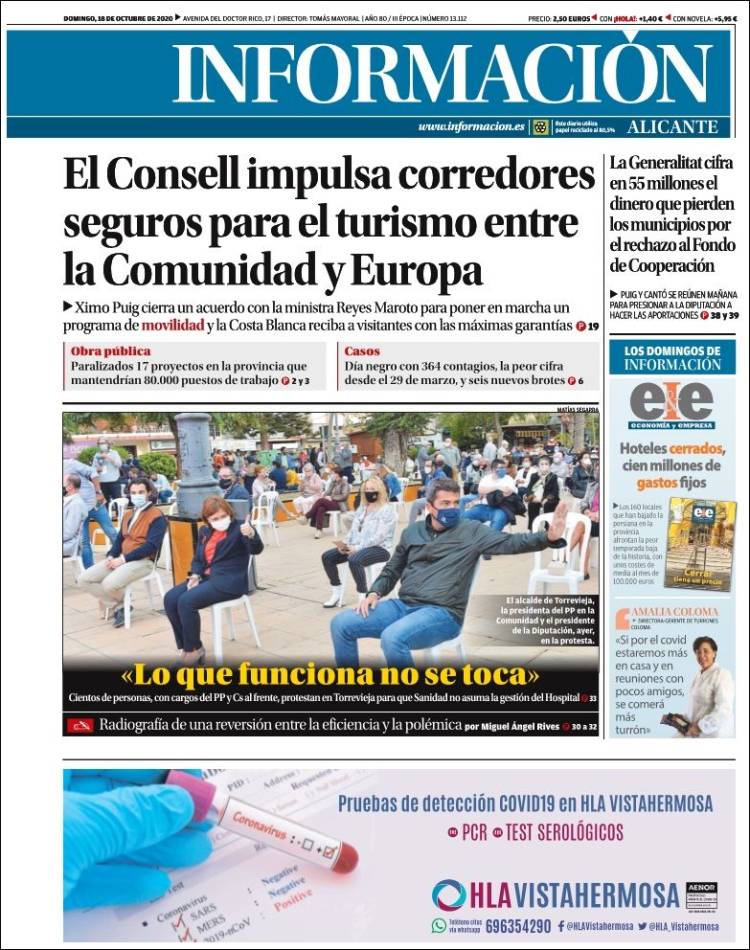 Portada de Diario Información (Espa&ntilde;a)