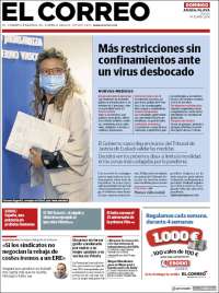 Portada de El Correo - Álava (Espa&ntilde;a)