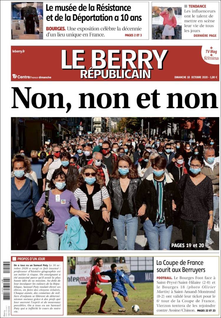 Portada de Berry Republicain (France)