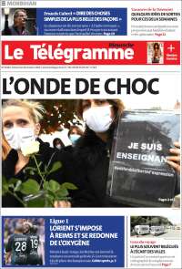 Portada de Télégramme (Francia)