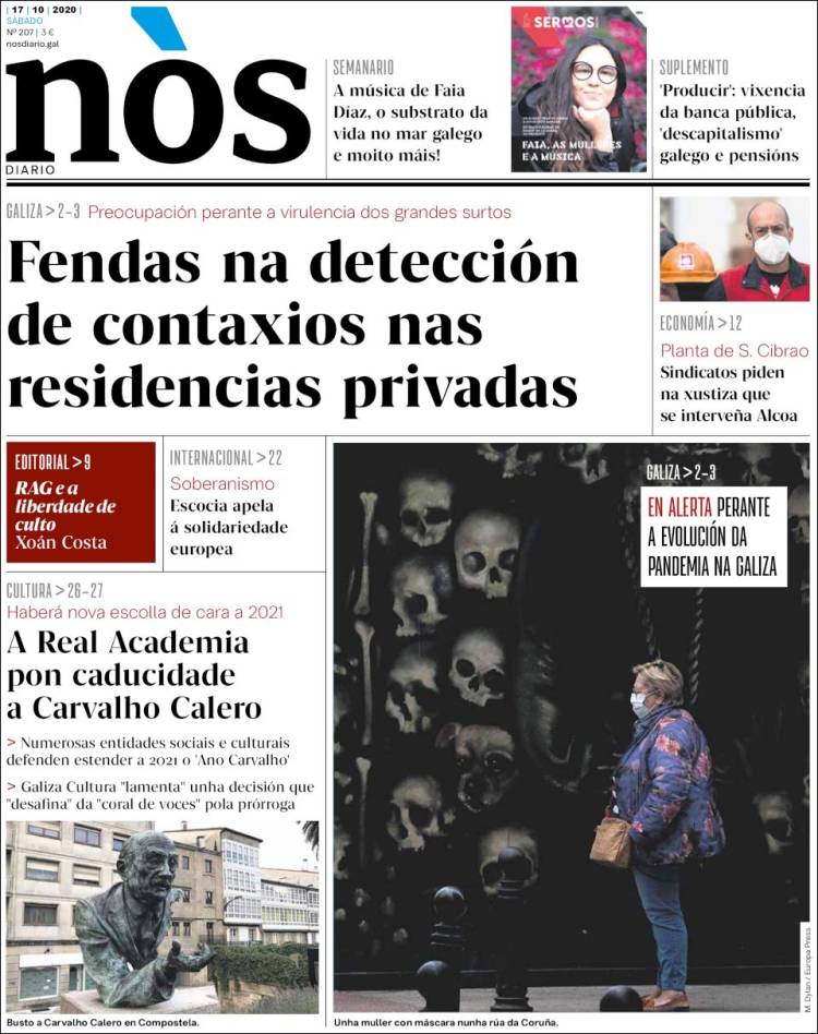 Portada de Nòs Diario (Espa&ntilde;a)