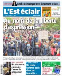 Portada de L'Est Eclair (Francia)