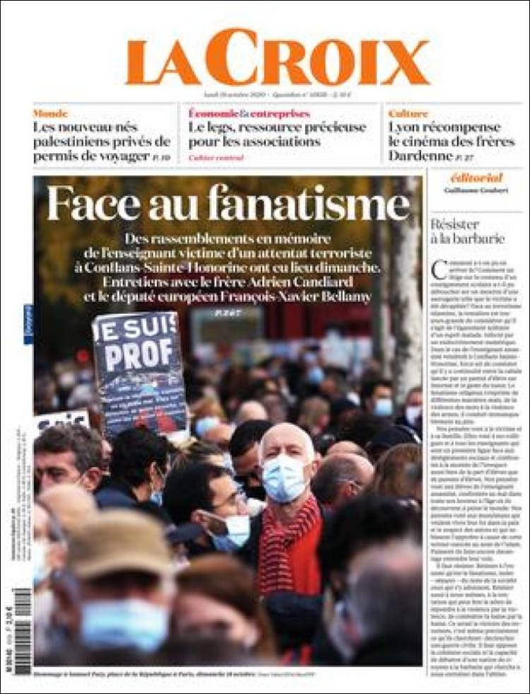 Portada de La Croix (Francia)