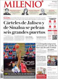 Portada de Milenio - Jalisco (M&eacute;xico)