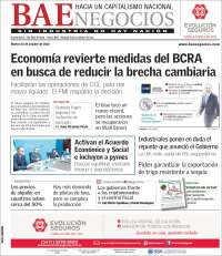 Portada de Buenos Aires Económico (Argentina)