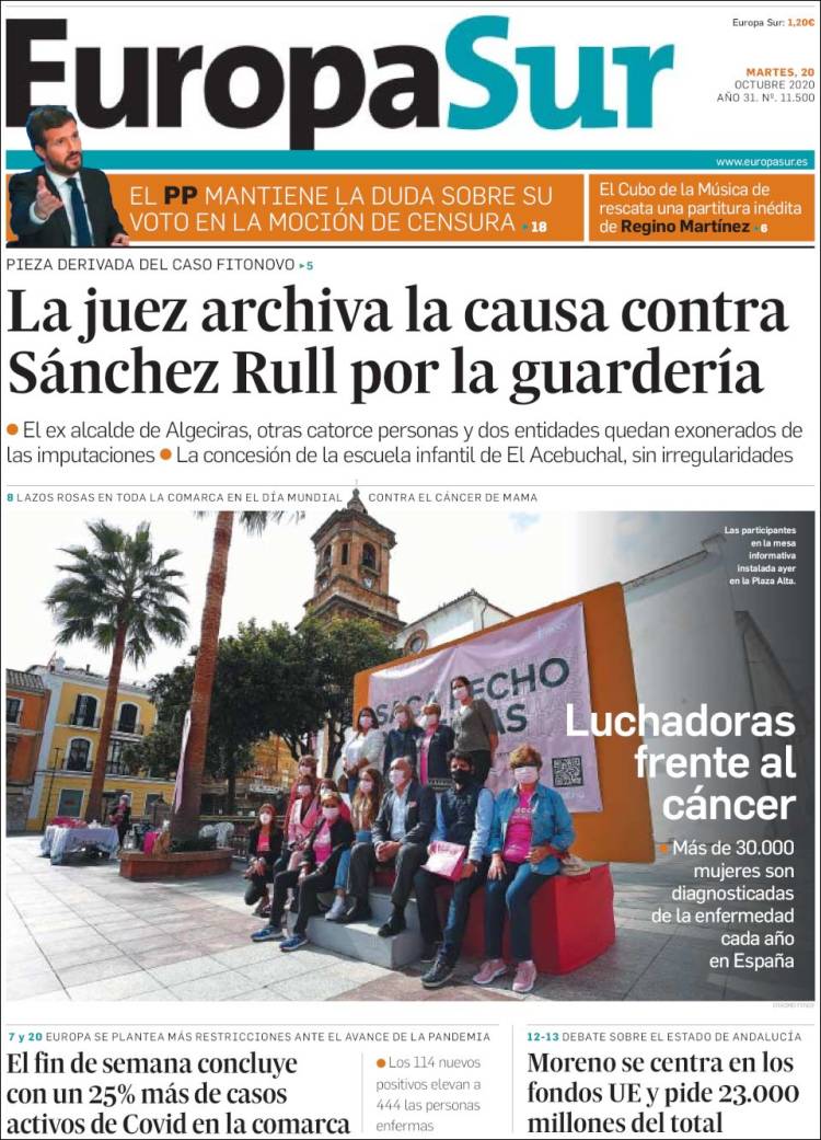 Portada de Europa Sur (Espa&ntilde;a)