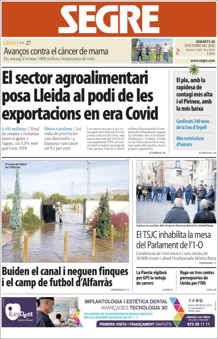 Portada de Segre (Espa&ntilde;a)