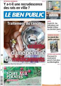 Portada de Le Bien Public (Francia)