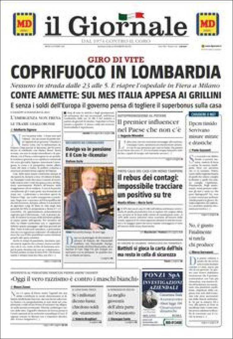 Portada de Il Sole 24 ORE (Italia)