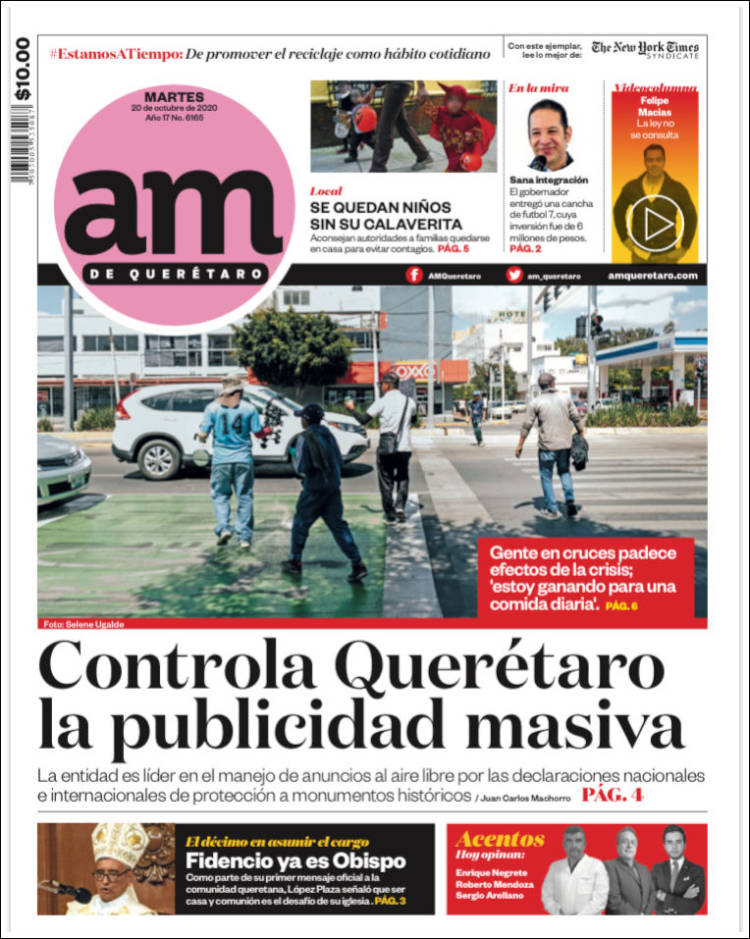 Portada de A.M. Querétaro (México)