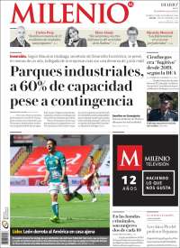 Portada de Milenio de León (México)