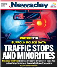 Portada de Newsday (USA)