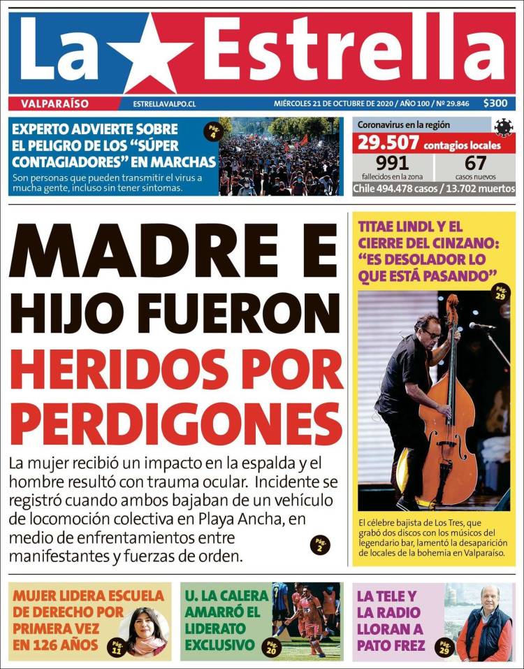 Portada de Estrella de Valparaiso (Chile)