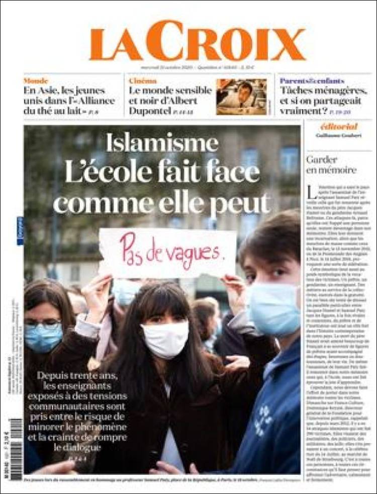 Portada de La Croix (France)