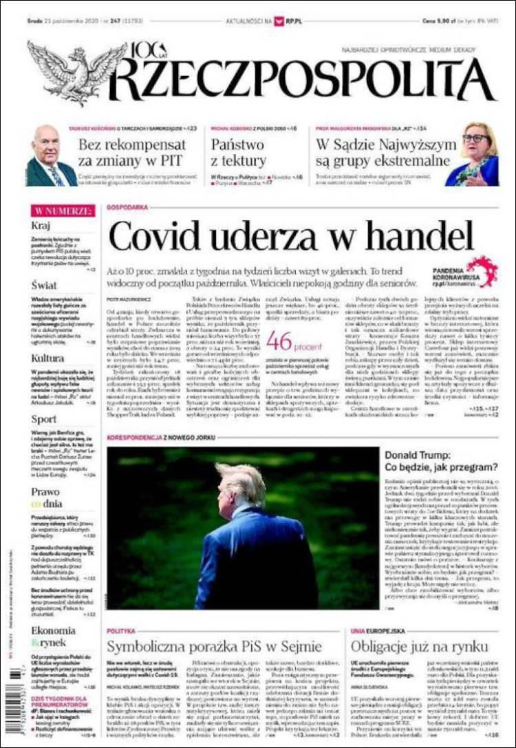 Portada de Rzeczpospolita (Polonia)