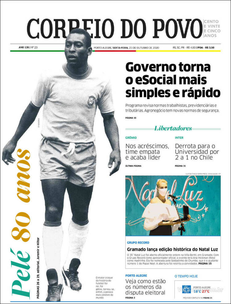 Portada de Correio Do Povo (Brasil)