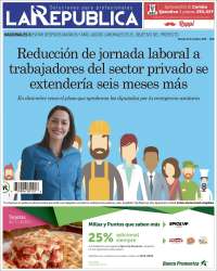 Portada de La República (Costa Rica)