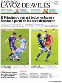 Portada de El Comercio - Avilés (Espa&ntilde;a)