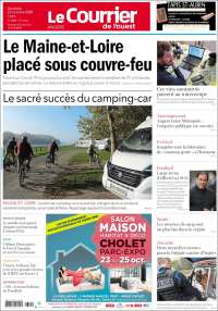 Portada de Le Courrier de l'Ouest (Francia)