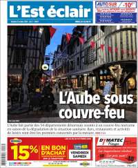 Portada de L'Est Eclair (Francia)