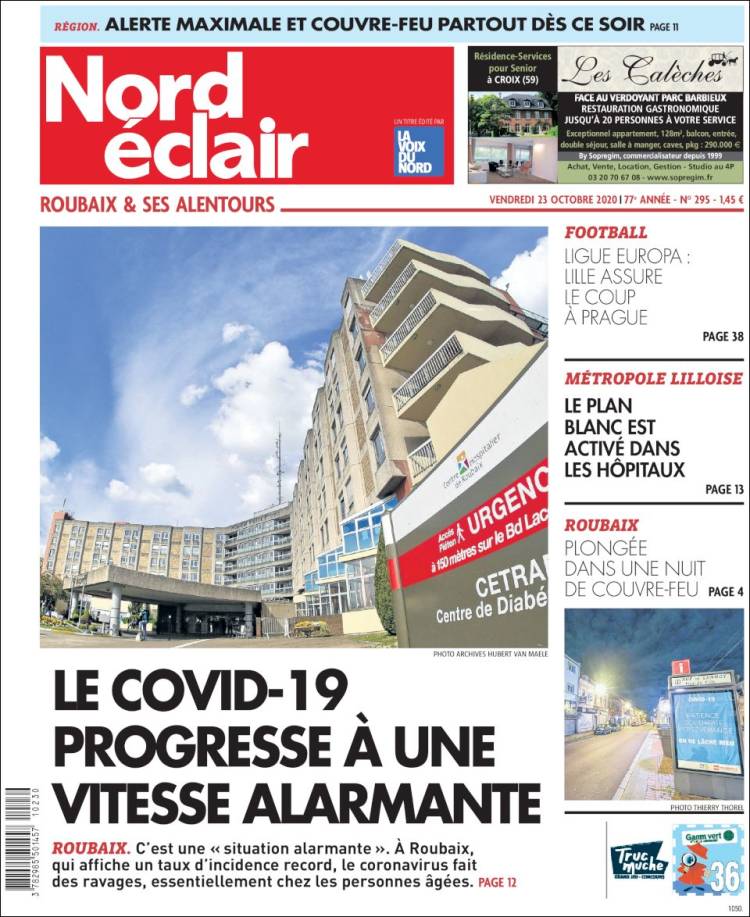 Portada de Nord Éclair (Francia)