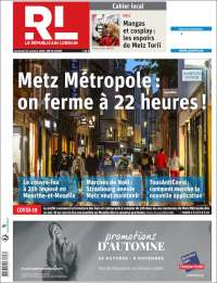 Portada de Le Republicain Lorrain (Francia)