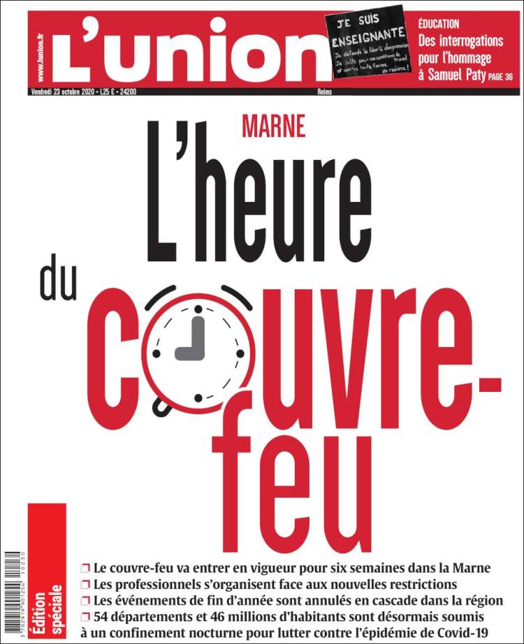 Portada de L'Union (Francia)