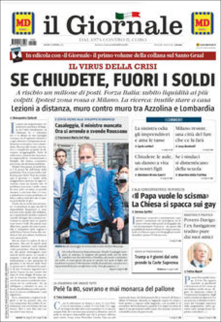 Portada de Il Sole 24 ORE (Italia)