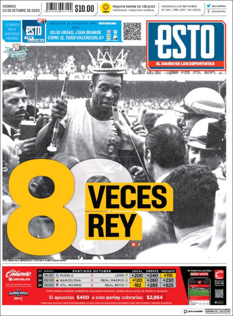 Portada de Esto (M&eacute;xico)