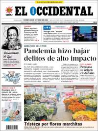 Portada de El Occidental (Mexique)