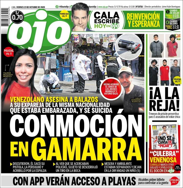 Portada de Ojo (Per&uacute;)