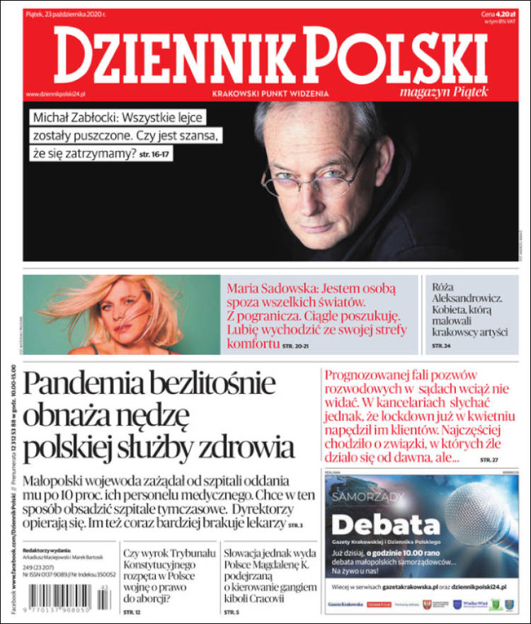 Portada de Dziennik (Polonia)