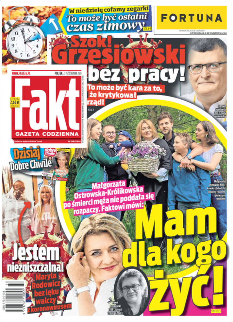 Portada de Fakt (Polonia)