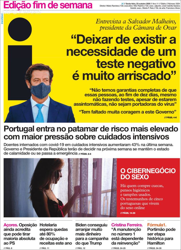 Portada de I - informação (Portugal)
