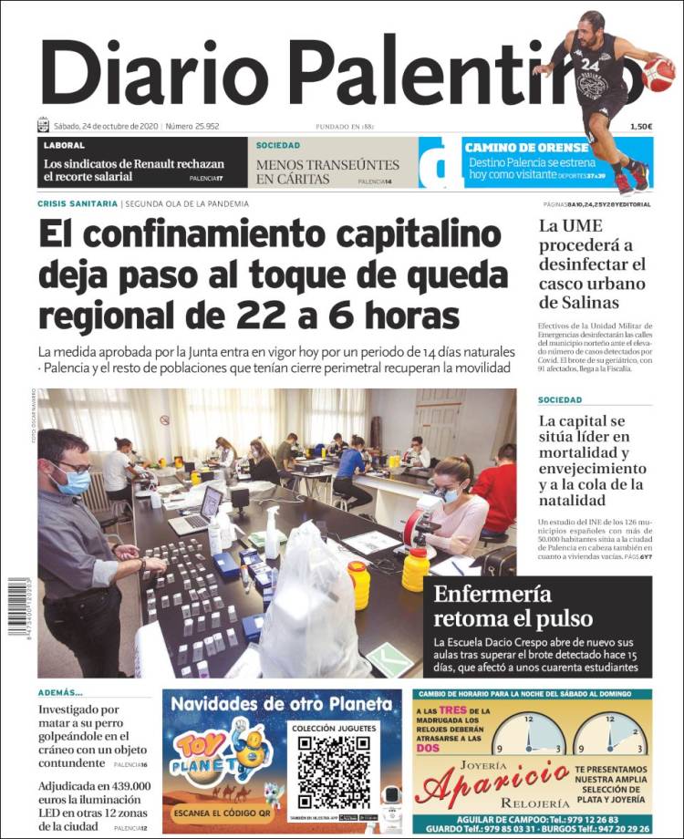 Portada de Diario Palentino (España)