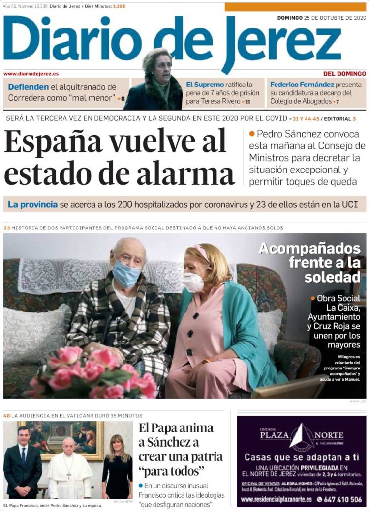 Portada de Diario de Jerez (Espa&ntilde;a)