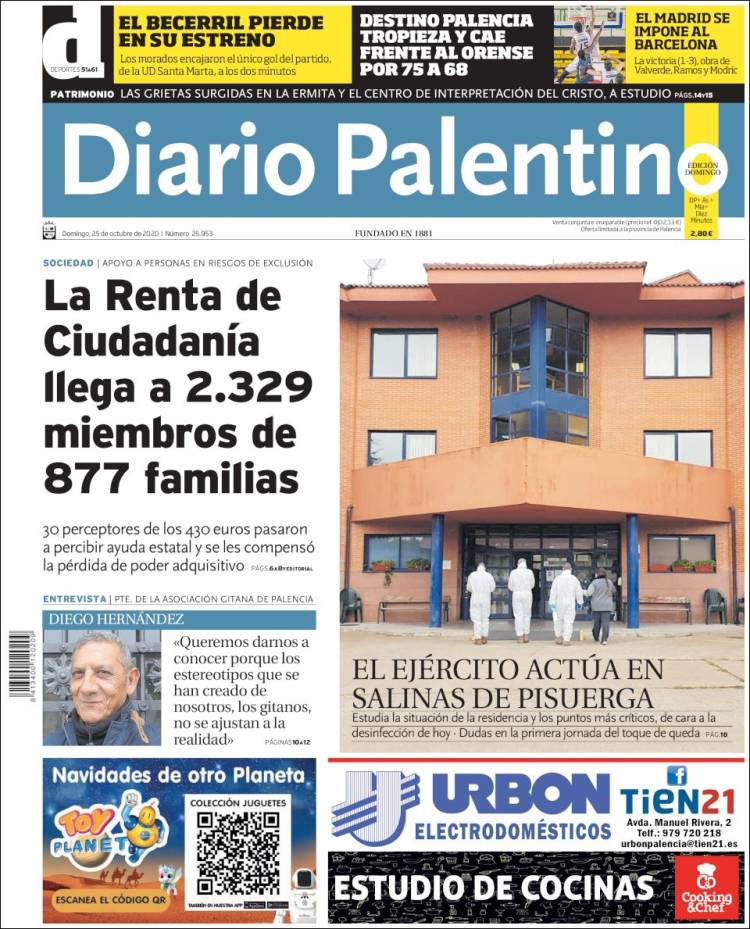 Portada de Diario Palentino (Espa&ntilde;a)